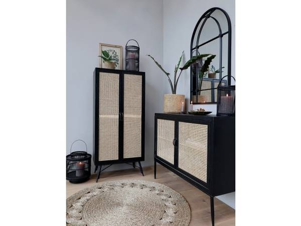 Bilde av SPEIL M/BUE 60x100 - BLACK